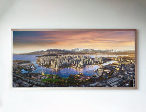 Vancouver City Photo Print With Frame